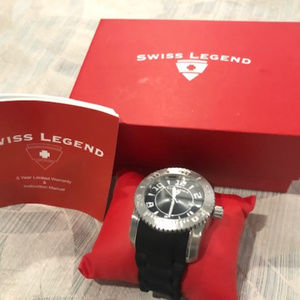 swiss legend black watch sapphitek crystal